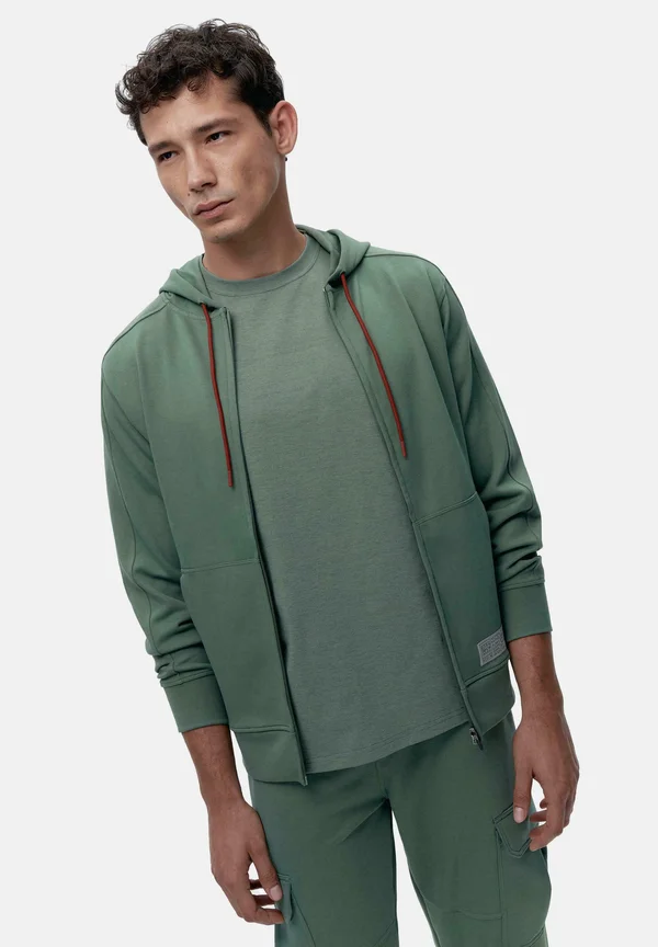 Zip-up sweatshirt - green