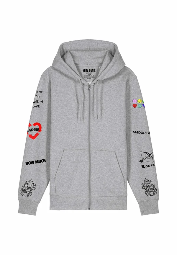 Zip-up sweatshirt - grey