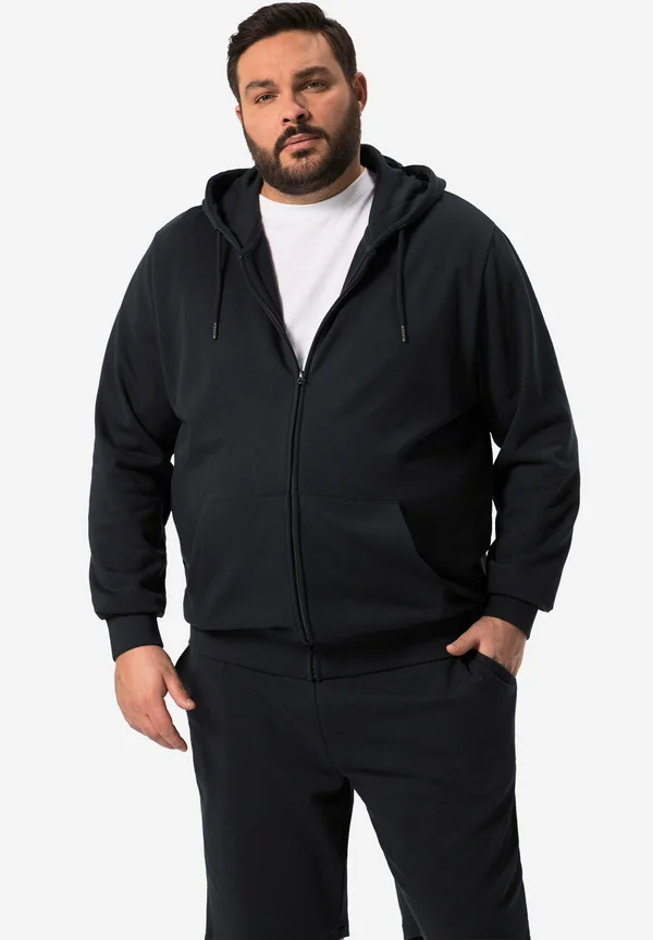 Zip-up sweatshirt - navy blue