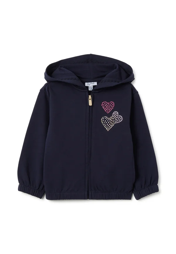 Zip-up sweatshirt - navy blue