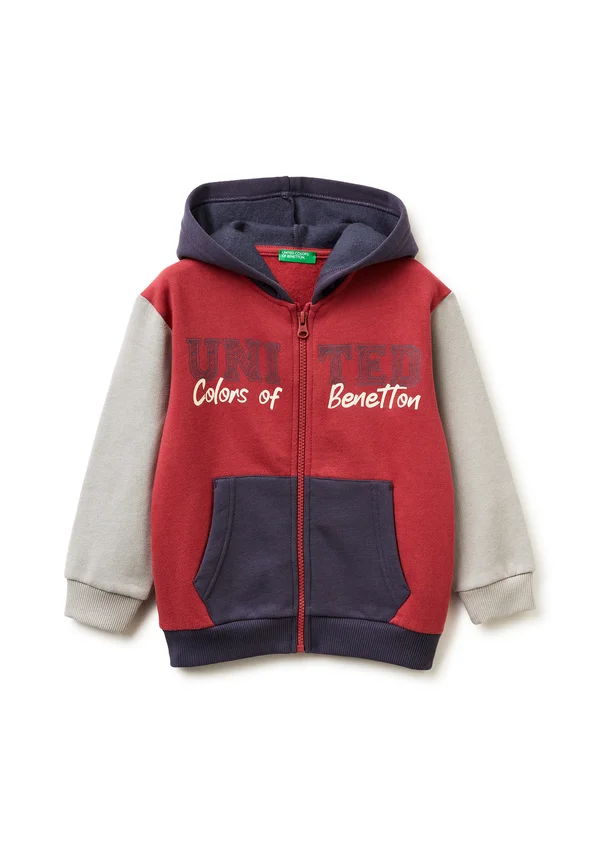 Zip-up sweatshirt - red