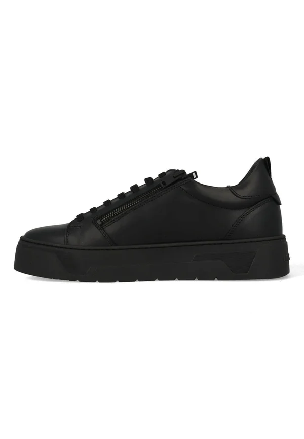 ZIPPER SNEAKERS WITH METAL ZIP - Trainers - black
