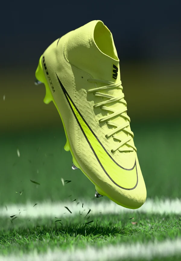 ZM 10 ACAD SG PRO AC - Soft-ground football boots - limelight/volt/hyper crimson