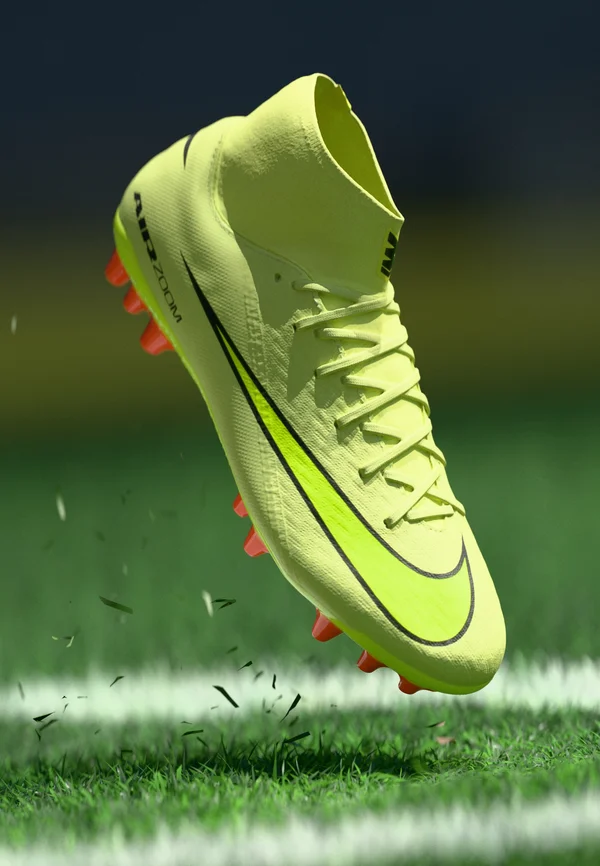 ZM 10 ACADEMY AG - Football boots artificial grass - limelight/volt/hyper crimson