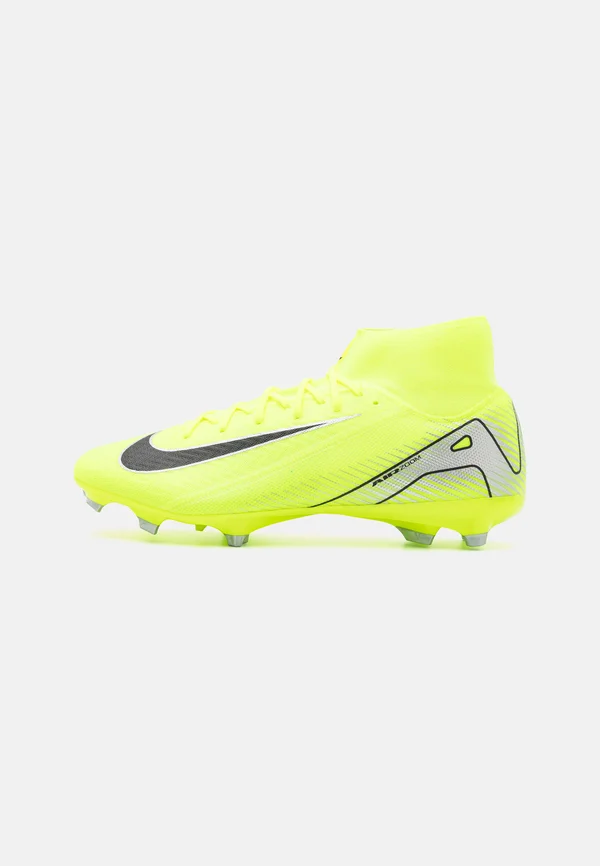 ZM 10 ACADEMY FG/MG - Turf football boots - volt/black