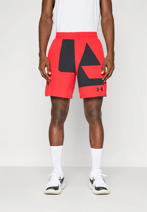 ZONE SHORT  - Sports shorts - red/black