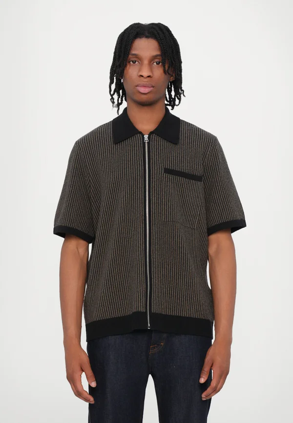 ZUMA ZIP THROUGH - Cardigan - black