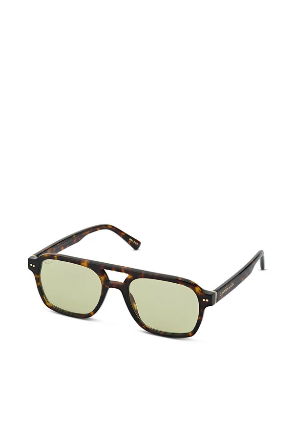 ZURICH EDGE - Sunglasses - dark tortoise green